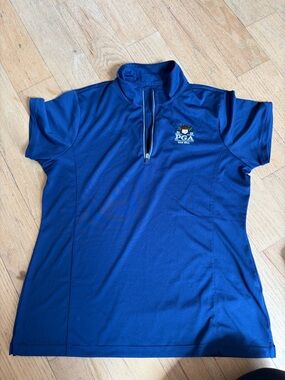 PGA Oak Hill 2023 Royal Blue Quarter-Zip Golf Polo
